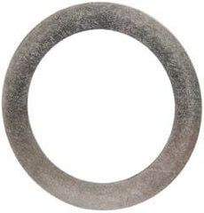 Made in USA - 0.01" Thick, 1-3/8" Inside x 1-7/8" OD, Round Shim - Uncoated 302/304 Stainless Steel - All Tool & Supply