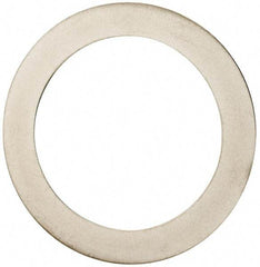 Made in USA - 0.02" Thick, 1-3/8" Inside x 1-7/8" OD, Round Shim - Uncoated 302/304 Stainless Steel - All Tool & Supply