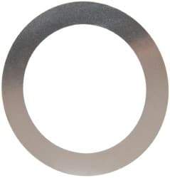 Made in USA - 0.006" Thick, 1-3/8" Inside x 1-7/8" OD, Round Shim - Uncoated 302/304 Stainless Steel - All Tool & Supply