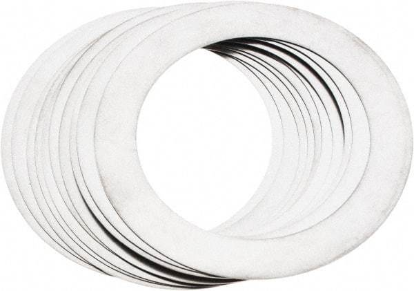 Made in USA - 0.012" Thick, 2" Inside x 2-3/4" OD, Round Shim - Uncoated 302/304 Stainless Steel - All Tool & Supply