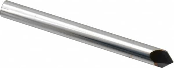 Niagara Cutter - 1/4" Diam 2 Flute Single End Solid Carbide Chamfer Mill - All Tool & Supply