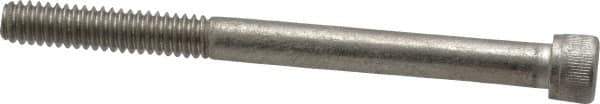 Value Collection - 1/4-20 UNC Hex Socket Drive, Socket Cap Screw - Grade 18-8 Stainless Steel, Uncoated, 3-1/4" Length Under Head - All Tool & Supply