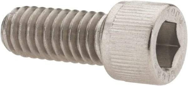 Value Collection - 5/16-18 UNC Hex Socket Drive, Socket Cap Screw - Grade 18-8 Stainless Steel, Fully Threaded, 3/4" Length Under Head - All Tool & Supply