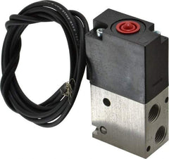 ARO/Ingersoll-Rand - 1/8", 3-Way Body Ported Stacking Solenoid Valve - 120 VAC, 0.2 CV Rate, 2.4" High - All Tool & Supply