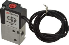 ARO/Ingersoll-Rand - 1/8", 3-Way Body Ported Stacking Solenoid Valve - 12 VDC, 0.2 CV Rate, 2.4" High - All Tool & Supply