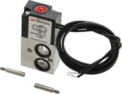 ARO/Ingersoll-Rand - 1/8", 3-Way Stacking Solenoid Valve - 24 VDC, 0.2 CV Rate, 2.4" High - All Tool & Supply