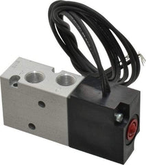 ARO/Ingersoll-Rand - 1/8", 4-Way Body Ported Stacking Solenoid Valve - 24 VDC, 0.2 CV Rate, 2.8" High - All Tool & Supply