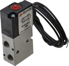 ARO/Ingersoll-Rand - 1/8", 4-Way Body Ported Stacking Solenoid Valve with Speed Control - 24 VDC, 0.2 CV Rate, 2.8" High - All Tool & Supply