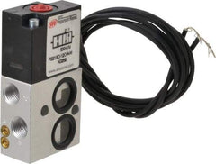 ARO/Ingersoll-Rand - 1/8", 4-Way Stacking Solenoid Valve with Speed Control - 120 VAC, 0.2 CV Rate, 2.4" High - All Tool & Supply