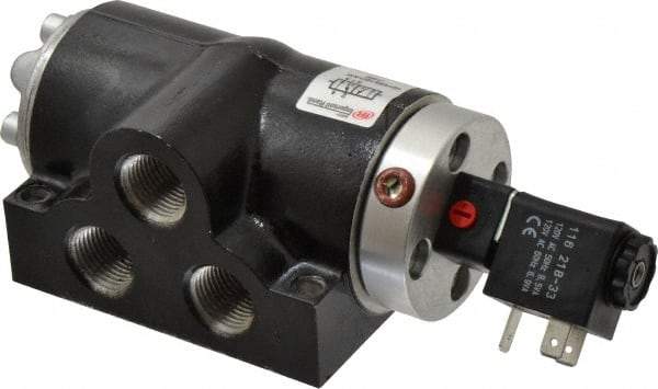 ARO/Ingersoll-Rand - 1/2", K Series 4-Way High Flow Stacking Solenoid Valve - 120 VAC, 2.57 CV Rate, 2.56" High - All Tool & Supply