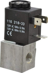 ARO/Ingersoll-Rand - 1/8", CAT Series 3-Way 2-Position Body Ported Stacking Solenoid Valve - 120 VAC, 0.062 CV Rate, 2.43" High - All Tool & Supply