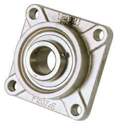 Value Collection - 1-1/2" ID, 130.3mm OAL x 1-1/32" OAH Solid 4-Bolt Flange - Exact Industrial Supply