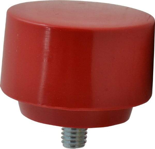 Proto - 2-1/2" Face Diam, Grade Medium, Red Hammer Tip/Face - Plastic - All Tool & Supply