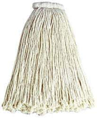 Rubbermaid - White Head Band, Large Cotton Cut End Mop Head - 4 Ply, Screw On Connection, Use for General Purpose - All Tool & Supply