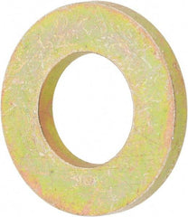 Value Collection - 5/16" Screw, Grade 8 Steel SAE Flat Washer - 11/32" ID x 11/16" OD, 1/16" Thick, Zinc Yellow Dichromate Finish - All Tool & Supply