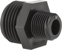 Green Leaf - 3/4 MGHT & 3/8 MPT Garden Hose Adapter - Polypropylene, Male Hose to Male Pipe Connector - All Tool & Supply