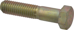 Made in USA - 9/16-12 UNC, 2-1/2" Length Under Head Hex Head Cap Screw - All Tool & Supply