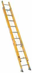 Made in USA - 16' High, Type IA Rating, Fiberglass Extension Ladder - All Tool & Supply