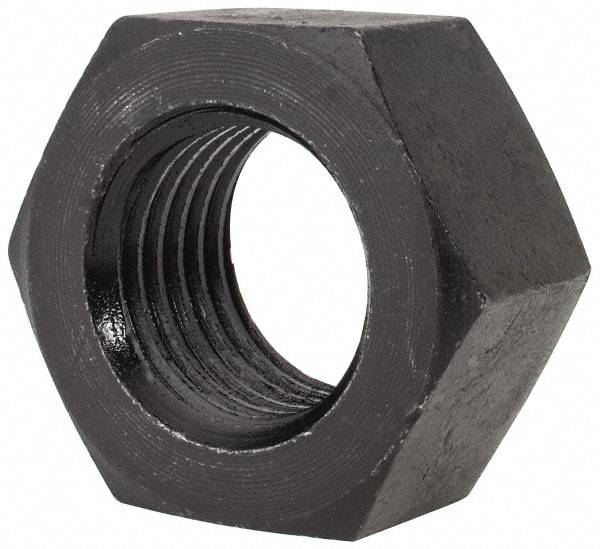 Value Collection - M36x4.00 Steel Right Hand Hex Nut - 55mm Across Flats, 29mm High, Uncoated - All Tool & Supply