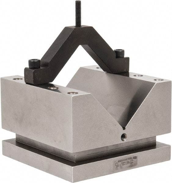 Suburban Tool - 4-3/8" Max Capacity, 90° Angle, Hardened Steel V-Block - 6" Long x 6" Wide x 4" High, Sold as Individual - All Tool & Supply