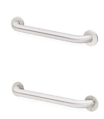 Bradley - Washroom Partition Stainless Steel Grab Bar - 36 Inch Long, Compatible with Shower and Toilet Stalls - All Tool & Supply