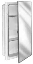 Bradley - 3 Shelf Recessed Mount Metal Medicine Cabinet - 26" High x 16" Wide x 4-1/2" Deep, Adjustable Shelves - All Tool & Supply