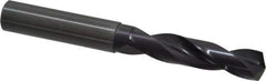 Guhring - 7/16" 140° Spiral Flute Solid Carbide Screw Machine Drill Bit - FIREX Finish, Right Hand Cut, 55mm Flute Length, 102mm OAL, SU Point, Straight Shank - All Tool & Supply