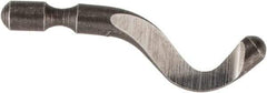 Shaviv - B30 Right-Handed High Speed Steel Deburring Swivel Blade - Use on Cross Hole Surfaces, Adjustable - All Tool & Supply