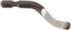 Noga - N1 Right-Handed High Speed Steel Deburring Swivel Blade - Use on Cross Hole, Hole Edge & Straight Edge Surfaces - All Tool & Supply