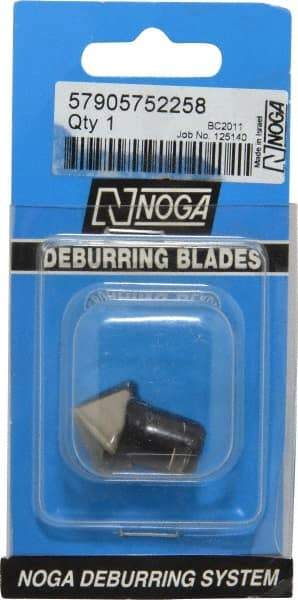 Noga - C20 Bi-Directional High Speed Steel Deburring Swivel Blade - Use on Hole Edge Surfaces - All Tool & Supply