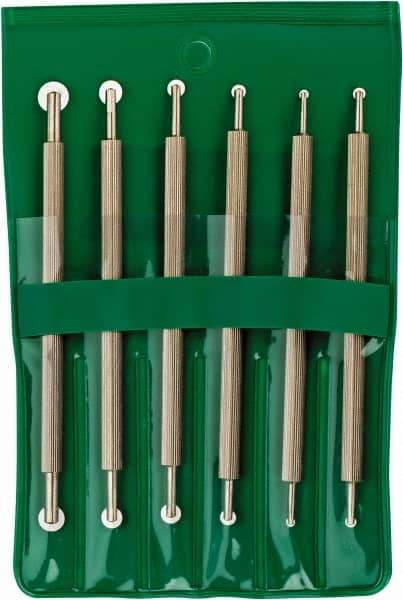 Value Collection - 6 Piece High Speed Steel Blade Hand Deburring Tool Set - For Hole Edge, Straight Edge - All Tool & Supply