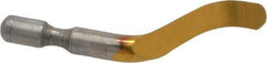 Shaviv - B12P Right-Handed High Speed Steel Deburring Swivel Blade - Use on Hole Edge & Straight Edge Surfaces, Adjustable - All Tool & Supply