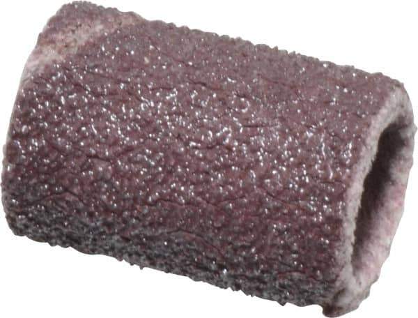 3M - 100 Grit Aluminum Oxide Coated Spiral Band - 1/4" Diam x 1/2" Wide, Fine Grade - All Tool & Supply