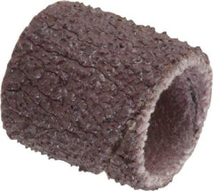 3M - 60 Grit Aluminum Oxide Coated Spiral Band - 3/8" Diam x 1/2" Wide, Medium Grade - All Tool & Supply