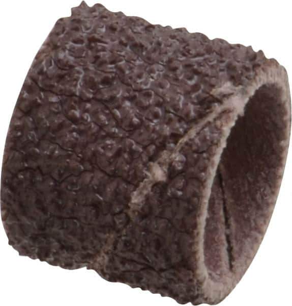 3M - 40 Grit Aluminum Oxide Coated Spiral Band - 1/2" Diam x 1/2" Wide, Coarse Grade - All Tool & Supply