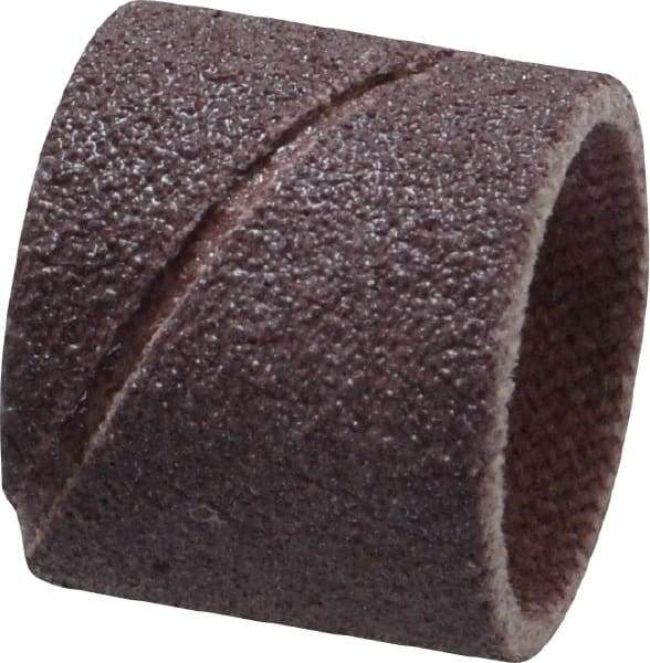 3M - 120 Grit Aluminum Oxide Coated Spiral Band - 1/2" Diam x 1/2" Wide, Fine Grade - All Tool & Supply