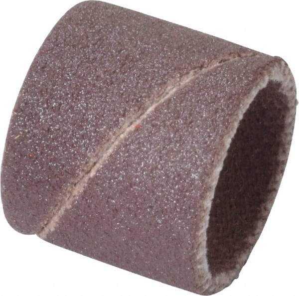 3M - 180 Grit Aluminum Oxide Coated Spiral Band - 1/2" Diam x 1/2" Wide, Very Fine Grade - All Tool & Supply