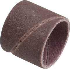 3M - 320 Grit Aluminum Oxide Coated Spiral Band - 1/2" Diam x 1/2" Wide, Extra Fine Grade - All Tool & Supply