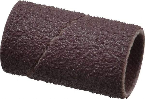 3M - 80 Grit Aluminum Oxide Coated Spiral Band - 1/2" Diam x 1" Wide, Medium Grade - All Tool & Supply