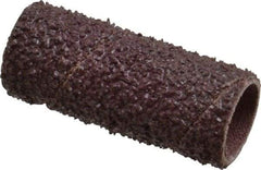 3M - 36 Grit Aluminum Oxide Coated Spiral Band - 1/2" Diam x 1-1/2" Wide, Very Coarse Grade - All Tool & Supply