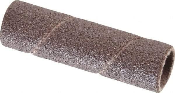 3M - 80 Grit Aluminum Oxide Coated Spiral Band - 1/2" Diam x 2" Wide, Medium Grade - All Tool & Supply