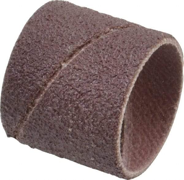 3M - 80 Grit Aluminum Oxide Coated Spiral Band - 3/4" Diam x 3/4" Wide, Medium Grade - All Tool & Supply