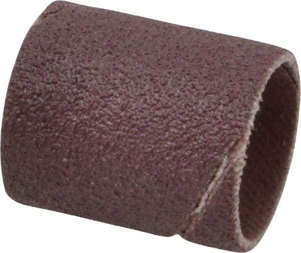 3M - 80 Grit Aluminum Oxide Coated Spiral Band - 3/4" Diam x 1" Wide, Medium Grade - All Tool & Supply