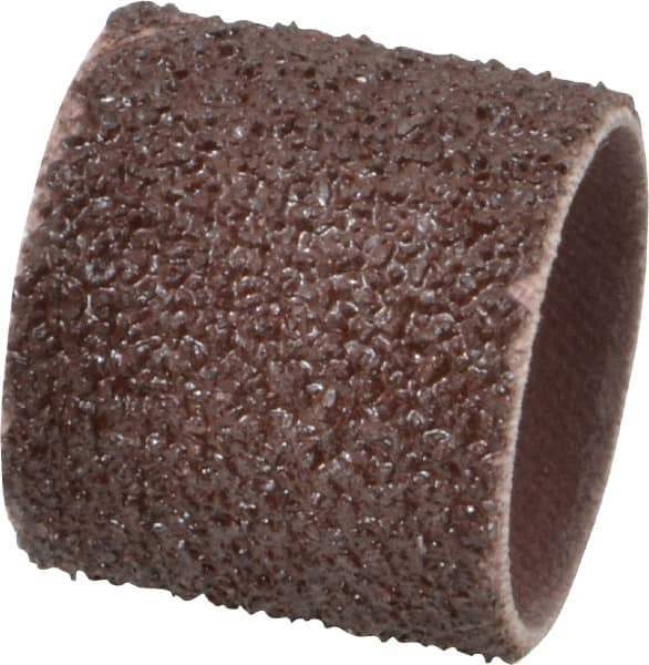 3M - 36 Grit Aluminum Oxide Coated Spiral Band - 1" Diam x 1" Wide, Very Coarse Grade - All Tool & Supply