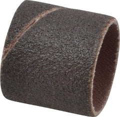 3M - 80 Grit Aluminum Oxide Coated Spiral Band - 1" Diam x 1" Wide, Medium Grade - All Tool & Supply