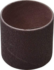 3M - 80 Grit Aluminum Oxide Coated Spiral Band - 1-1/2" Diam x 1-1/2" Wide, Medium Grade - All Tool & Supply