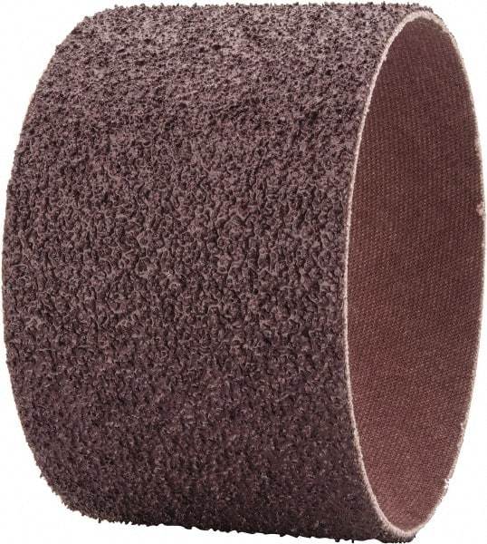 3M - 36 Grit Aluminum Oxide Coated Spiral Band - 3" Diam x 2" Wide, Very Coarse Grade - All Tool & Supply