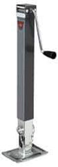 Bulldog - Square Sidewind Jack - 8,000 Lb Load Capacity, 25.06 to 53.56" Service Height - All Tool & Supply