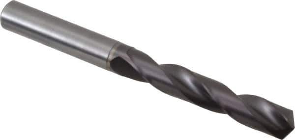 Guhring - 25/64" 140° Solid Carbide Jobber Drill - FIREX Finish, Right Hand Cut, Spiral Flute, Straight Shank, 103mm OAL, SU Point - All Tool & Supply