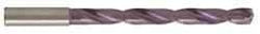 Guhring - 21/32", 140° Point, Solid Carbide Taper Length Drill Bit - TiAlN Finish, 6.7323" Flute Length, 8.7795" OAL, Series 5512 - All Tool & Supply